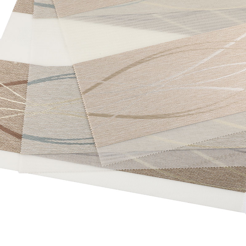 YX030 Tessuto per tende jacquard zebrato impermeabile ignifugo e antiolio