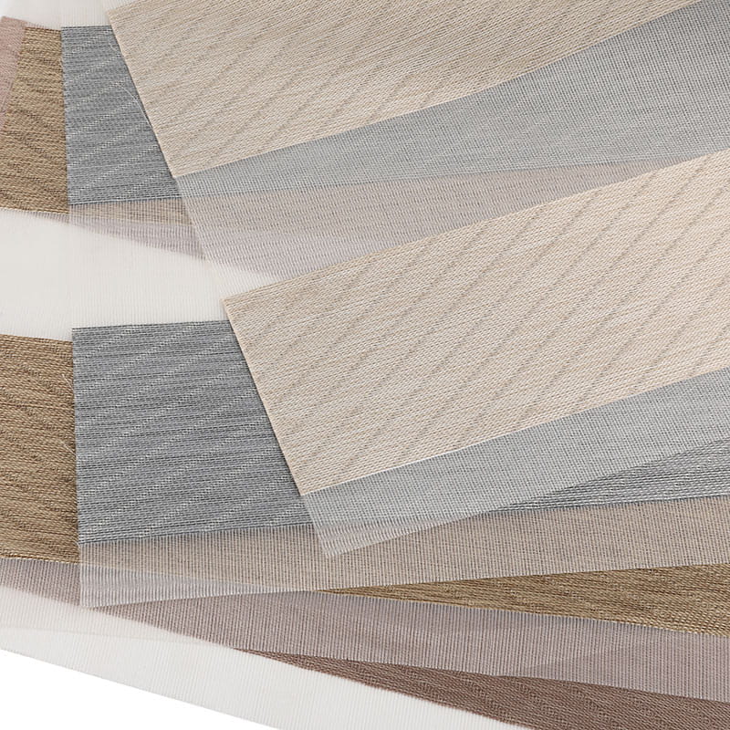 GD23 Tessuto per tende Zebra semi-oscurante regolabile a doppio isolamento