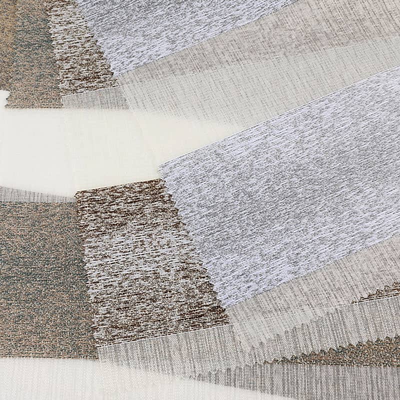 GD11 Tessuto per tende Zebra semi-oscurante a doppio strato leggero regolabile