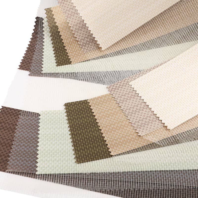 F060 Office Home Doppio strato morbido tessuto per tende zebrato semi-oscurante