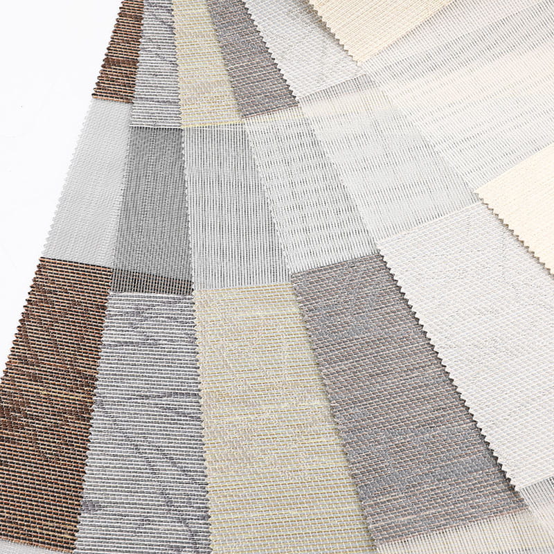 F079 Tessuto per tende in jacquard zebrato per tende in garza morbida di poliestere