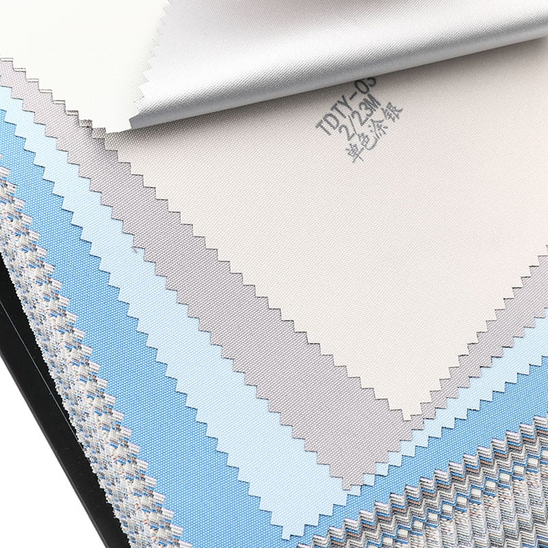 TDTY 200/230 cm rivestimento in argento 100% tessuto oscurante per tende a rullo